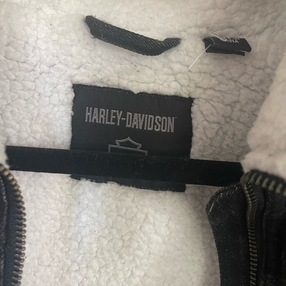 Harley Davidson Sherpa Black Women’s Jacket - Picture 3 of 6